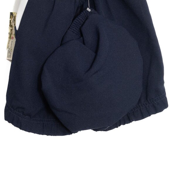 Vintage-Style Navy Blue Size 18M Toddler Romper W/ Embroidered Details & Striped - Picture 8 of 8